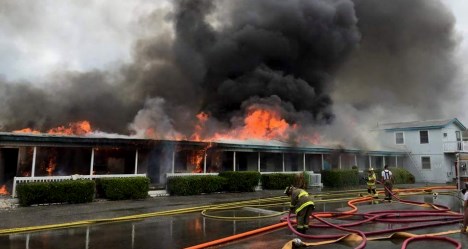 photo by Dare County Fire Marshal Office